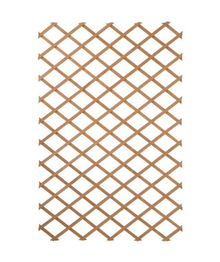 NATURE Treillis extensible en bois naturel 50x150cm - Marron