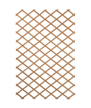 NATURE Treillis extensible en bois naturel 100x300cm - Marron