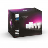 PHILIPS White & Color Ambiance Kit de démarrage ampoule LED connectée GU10 - Pack de 3