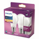 Philips ampoule LED Equivalent100W E27 Blanc chaud non dimmable, verre, lot de 2