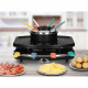 CONTINENTAL EDISON FD12881 Appareil a raclette et fondue 8 personnes - Noir