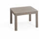 Salon de jardin en imitation résine tressée ALLIBERT avec table basse - 4 personnes - SanRemo - Beige