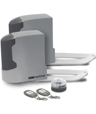 SCS SENTINEL Motorisation a bras articulés OneGate 2 - Pour portail battant 2 m et 200 kg maxi - Gris