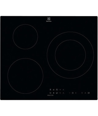 Plaque de cuisson induction - ELECTROLUX - 3 zones - L 59 x P 52 cm - CIT60331CK - 7350 W - Revetement verre - Noir