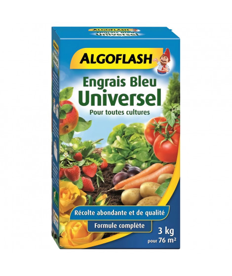 ALGOFLASH Engrais bleu Universel - 3 kg