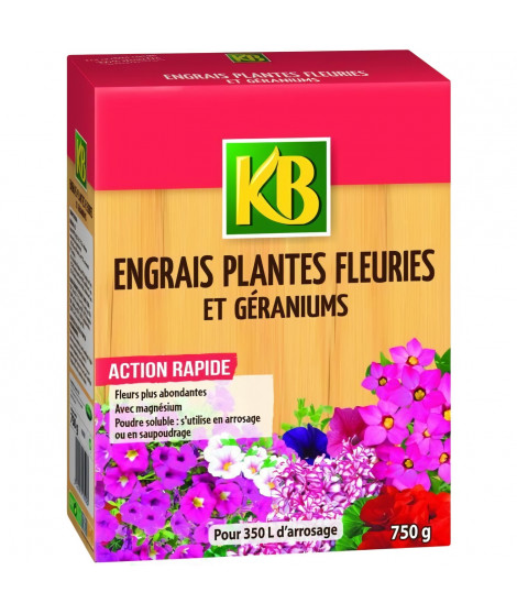 ENGRAIS GERANIUMS FLEURS750 G