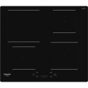 Table de cuisson induction - HOTPOINT - 4 foyers - L60 cm - HQ5660SNE - 7200 W - Revetement verre noir