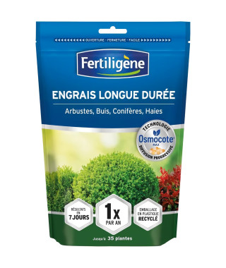 FERTILIGeNE - Engrais Longue durée Osmocote max Arbustes, Buis, Coniferes, Haies 700g