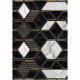 NAZAR Tapis Stampa 2201 marbre 120 x 160 cm - Noir