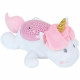 LICORNE Peluche veilleuse et musicale +/- 39 cm