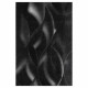 Tapis de salon moderne - Motif vagues - Noir - 100% polyester - 120 x 160 cm - Intérieur - NAZAR