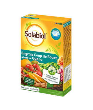 SOLABIOL SOGUA750N Engrais Coup de Fouet a base de Guano Marin - 12 X 750g