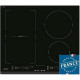 Table de Cuisson Induction SAUTER - 4 foyers - L60 x P51cm - SPI4664B - 7200W - Revetement verre - Noir