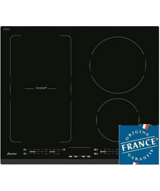 Table de Cuisson Induction SAUTER - 4 foyers - L60 x P51cm - SPI4664B - 7200W - Revetement verre - Noir