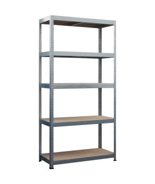 Etagere charges lourdes 5 plateaux - L90 x P40 x H180 cm - 175 kg / plateau