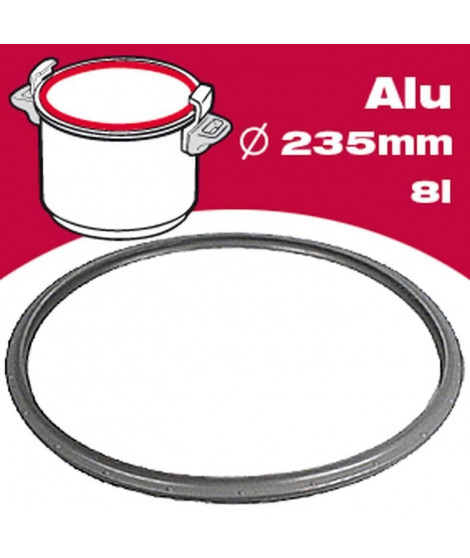 SEB Joint autocuiseur aluminium 791946 8L Ø23,5cm gris
