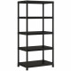 KIS Étagere de rangement Plus XL / 5 - 90 x 60 x 187 cm - Noir