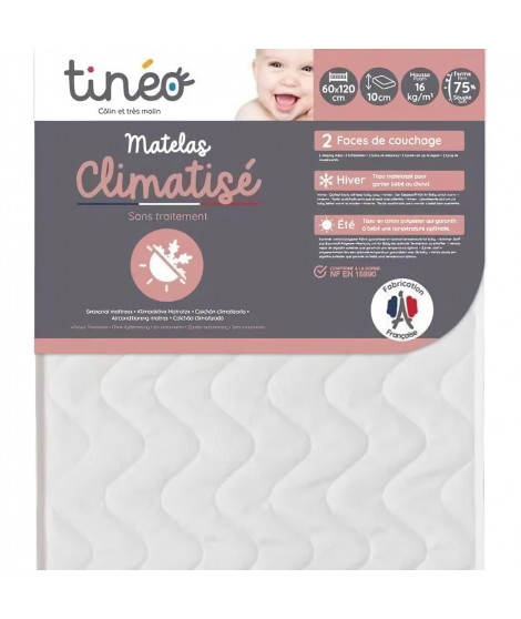 TINEO Matelas Climatisé 60x120 cm