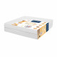 CANDIDE Matelas Pliant 2 Parties Ecru - 60x120  cm