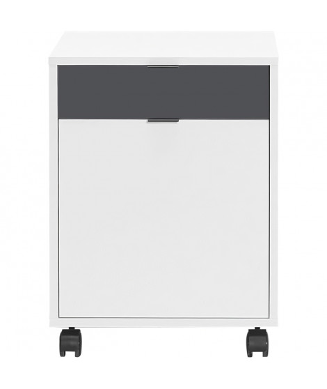 Caisson de bureau COMPO - Mobile - Blanc - L 45 x P 40 x H 60 cm