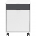 Caisson de bureau COMPO - Mobile - Blanc - L 45 x P 40 x H 60 cm