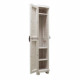 SPACESAVER 35 PLASTIKEN Armoire haute 1 Porte avec étageres - l 35 x p 45 x h 184 cm - Gamme Space SAVER - Intérieur et Extér…