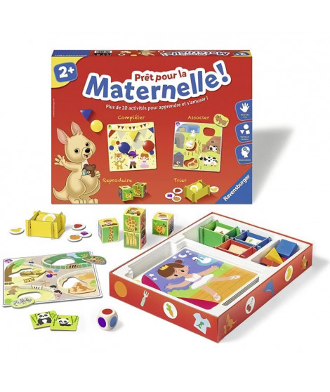 RAVENSBURGER Pret pour la Maternelle ! (Jeu Educatif)