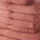 TODAY Lot de 4 Serviettes Invité 30x50 cm + 4 Serviettes de Bain 50x100 cm + 2 Draps de Bain 70x130 cm 100% coton Terracotta