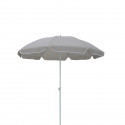 Parasol rond - Arc 1,80 m - Structure en polyester anti-uv - Gris