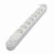 CHACON Bloc multiprise 8 prises 16A avec interrupteur, câble 3 m HO5VV-F 3x1,5 mm² blanc