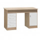 FINLANDEK Bureau TYÖ contemporain décor chene et blanc - L 126 cm