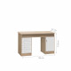 FINLANDEK Bureau TYÖ contemporain décor chene et blanc - L 126 cm