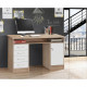 FINLANDEK Bureau TYÖ contemporain décor chene et blanc - L 126 cm