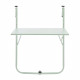 Table de balcon rabattable en Acier - 60 x 78 x 86-101 cm - Vert