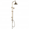 ROUSSEAU Colonne de douche sans robinet Retro vieux bronze