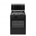 Cuisiniere gaz CONTINENTAL EDISON CECG60FCB1 - 4 feux - L59,8 x P61 xH83cm- Noir