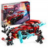 LEGO Marvel 76244 Miles Morales vs. Morbius, Jouet Super-Héros, Spider-Man, Voiture de Course