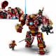 LEGO Marvel 76247 Hulkbuster : La Bataille du Wakanda, Jouet avec Figurine Hulk, Avengers