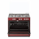 Cuisiniere piano gaz CONTINENTAL EDISON CECP9060BODX - 5 feux - L89,9 x P60,1 xH85cm