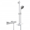 GROHE Robinet de douche thermostatique Precision Feel, pommeau de douche Vitalio Comfort 3 jets, 34791000