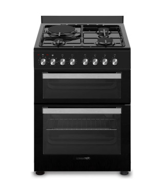 LA GERMANIA SM61DFN Cuisiniere 2 Fours Noire