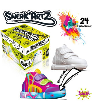Sneak'Artz Shoebox - 1 Basket a customiser + accessoires - modele aléatoire