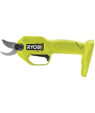 RYOBI ONE+ Sécateur sans fil 18V - lames Bypass chromées en acier carbone japonais SK5 - coupe 25 mm -sans batterie ni chargeur