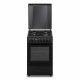 Cuisiniere gaz OCEANIC OCEACG50GB - 4 feux - L49,8 xP61 xH 86 cm - Noir