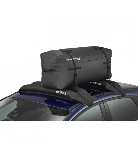 HANDIWORLD HandiHoldall 175 Litres - Coffre de toit souple et pliable - Etanche - Noir