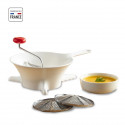 MOULINEX K1012014 Grand moulin a légumes, 2 grilles inox, Pieds antidérapants, Soupe, Compotes, Coulis, Fabriqué en France, B…