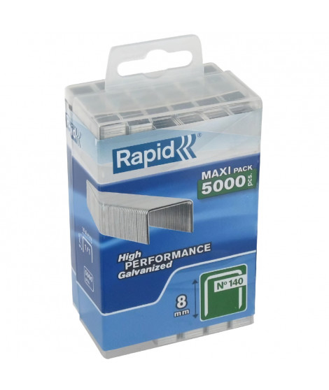 RAPID 5000 agrafes n°140 Rapid Agraf 8mm