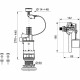 WIRQUIN Mécanisme de WC 3/6 laiton a câble + Robinet flotteur latéral Topy 3/8 laiton