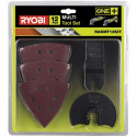 RYOBI Kit d'accessoires Multitool 12 pieces pour RMT300, R18MT3 et R18MT RAKMT12KIT