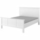 MANON Lit 140x190 cm Blanc - L 160 x P 110 x H 196 cm